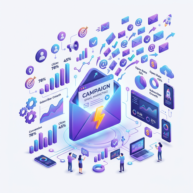 Email Marketing Illustration